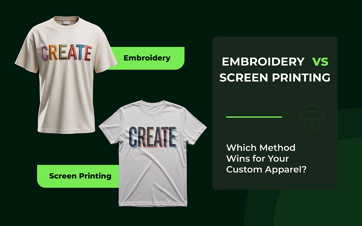 embroidery vs screen printing