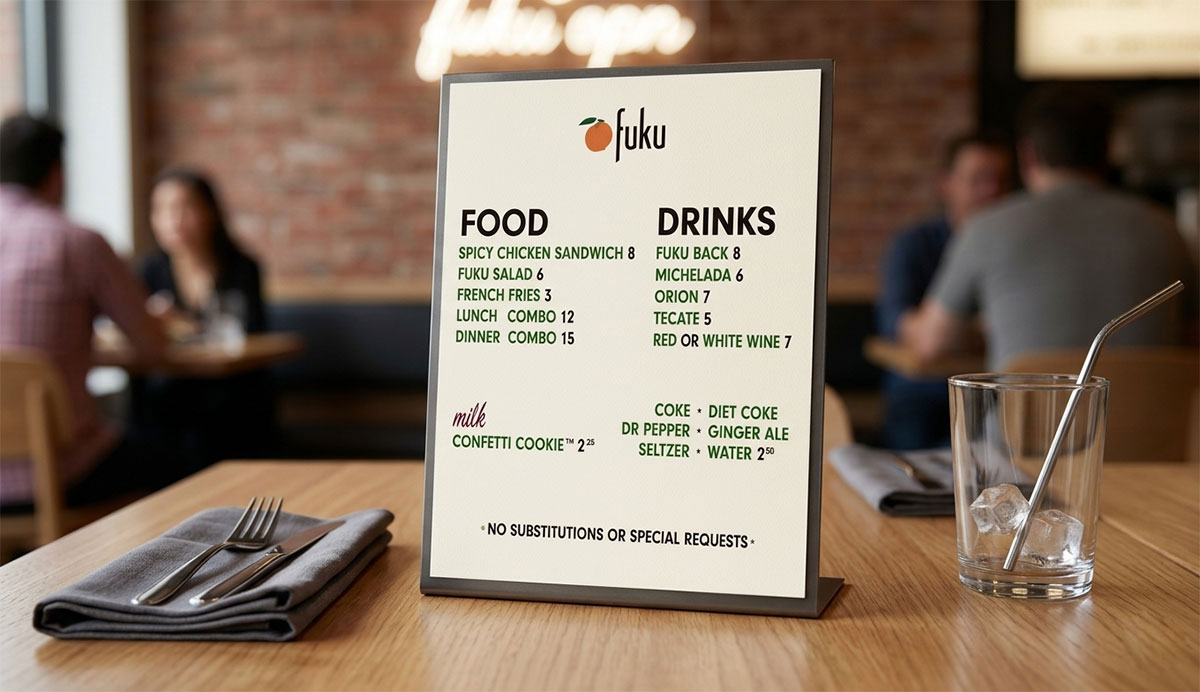 ghost kitchen menu design trend