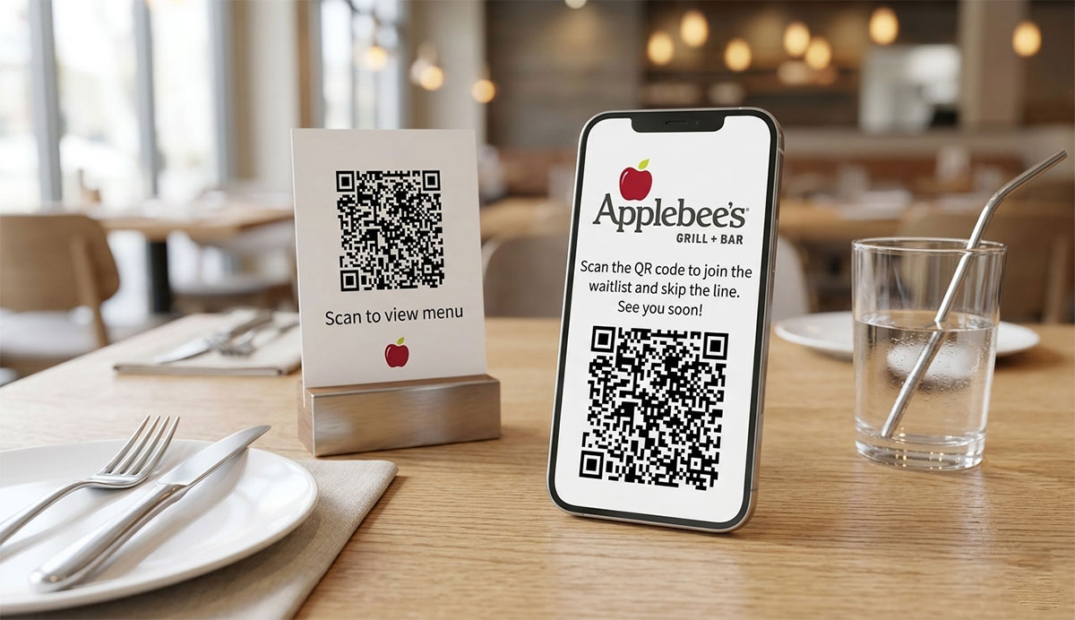 QR code menu design trend