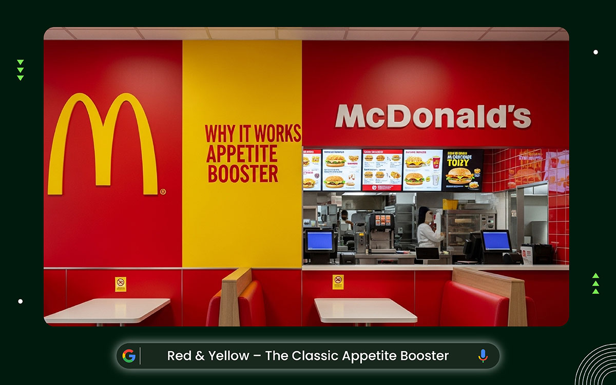 red & yellow restaurant color combinations