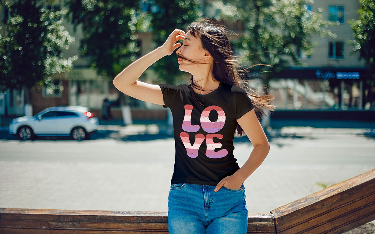 retro & vintage valentine t-shirt design idea