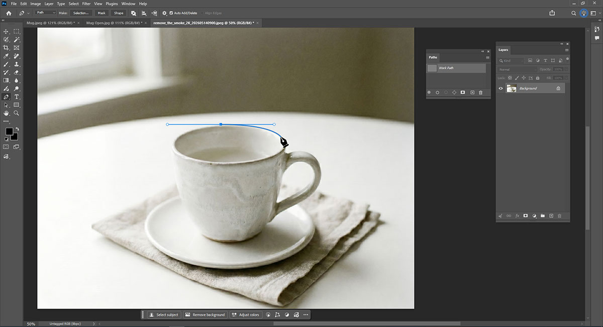 create a clipping path in Photoshop