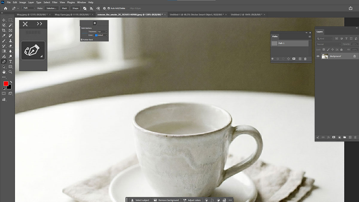 create a clipping path in Photoshop