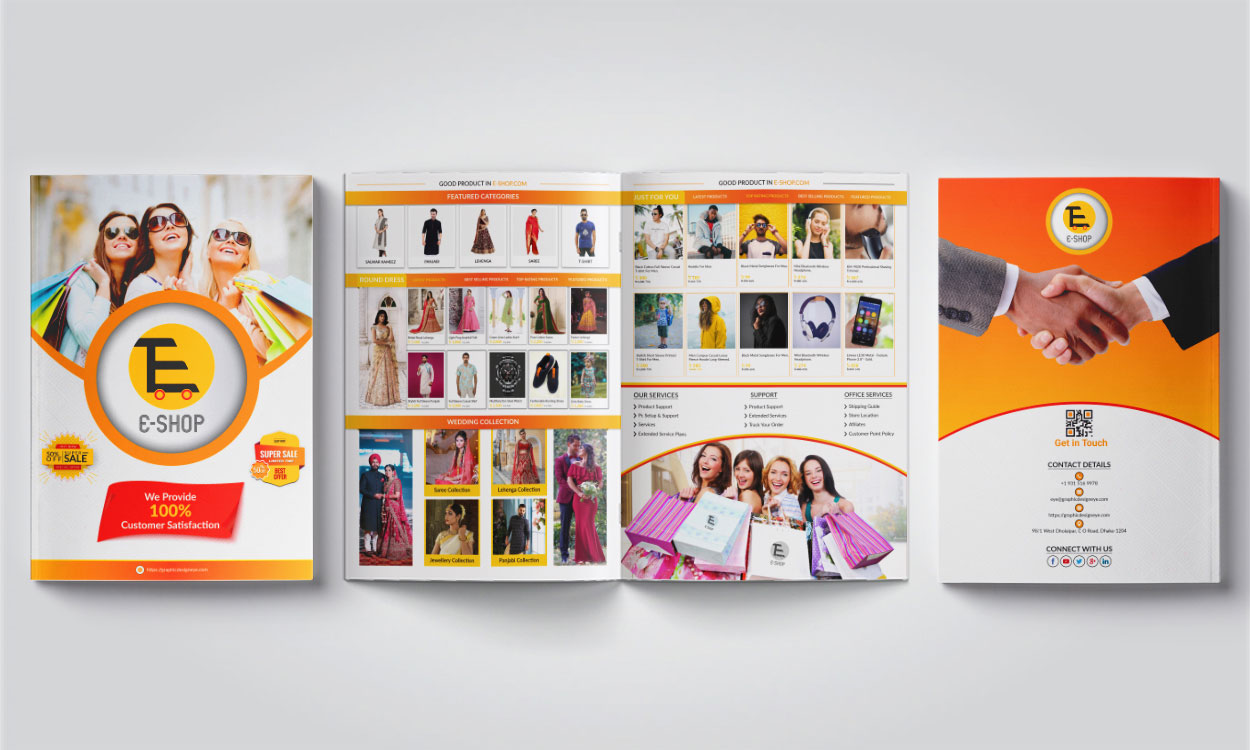 fashion business catalog design