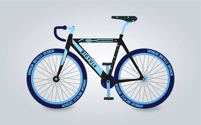 bicycle wrapping design