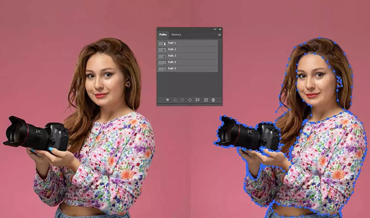 manual clipping path