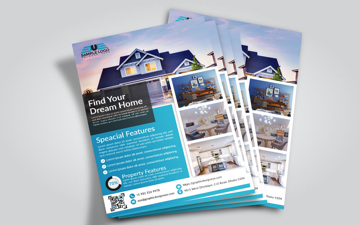 sales flyer design