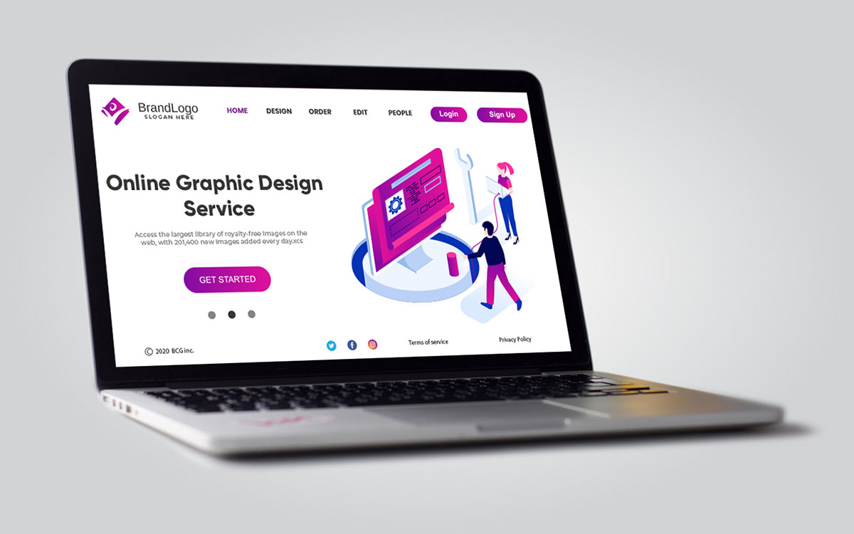 ecommerce website UI/UX design