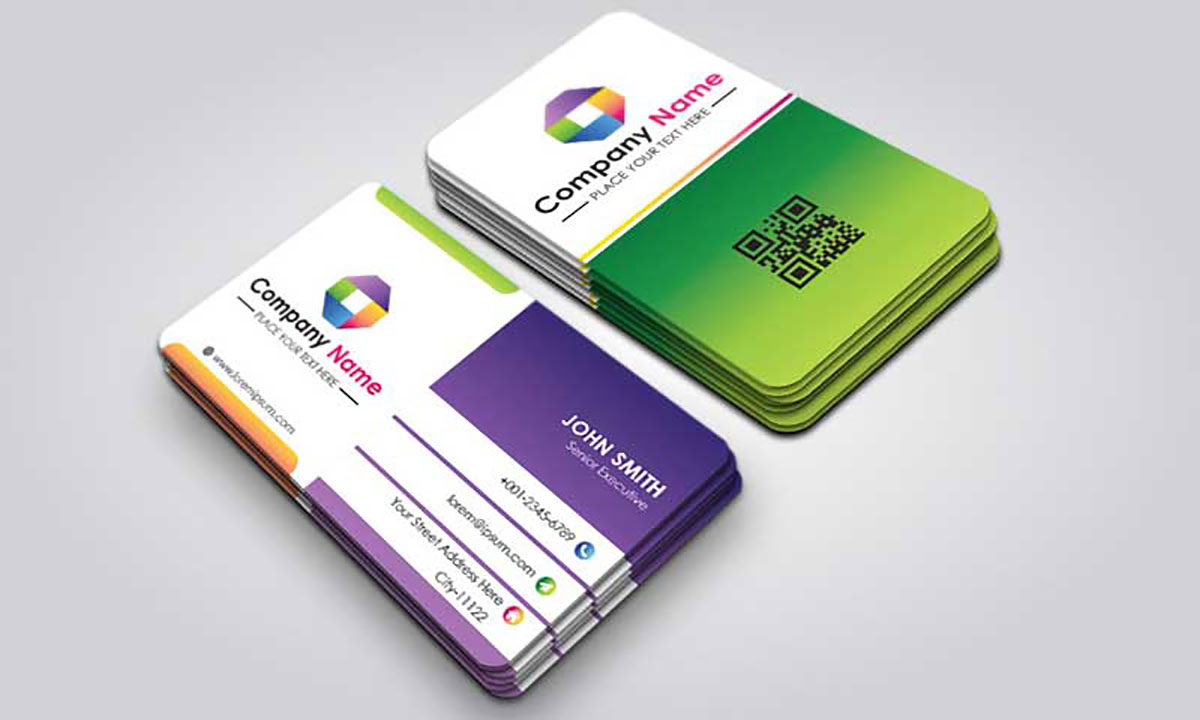 art business card design