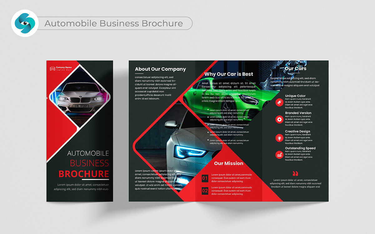 automobile brochure design ideas