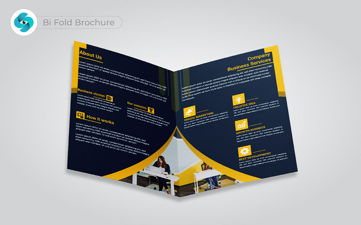 bi fold brochure design ideas