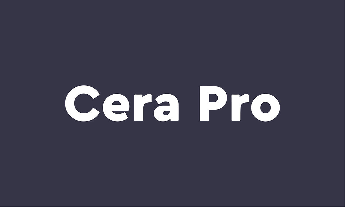 Cera Pro font