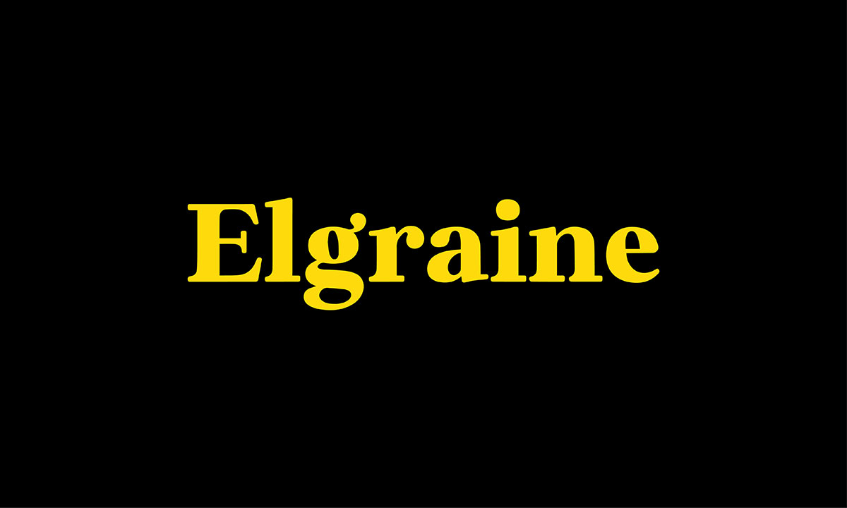 Elgraine font