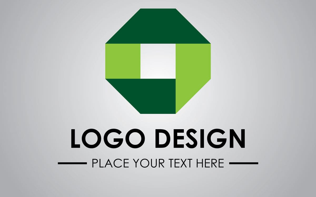 Green color of the logo
