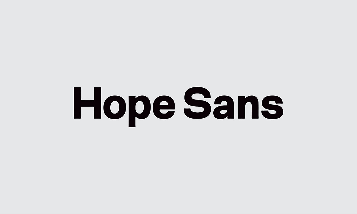 Hope sans font