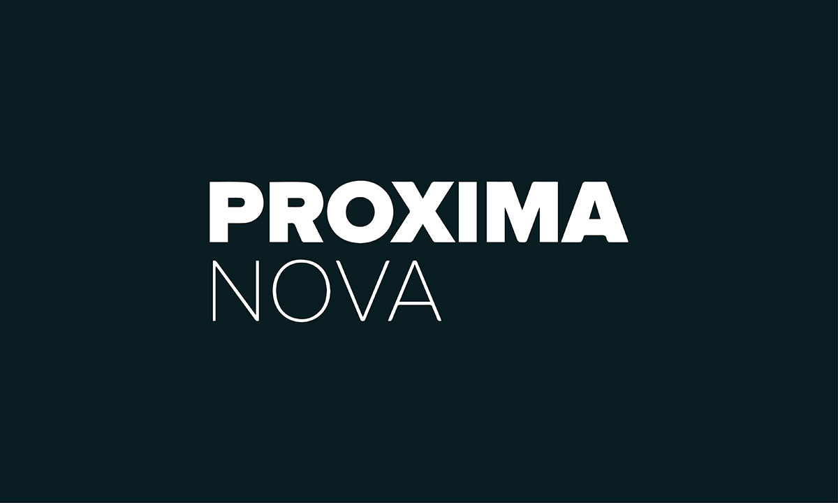 Proxima nova font for logo design