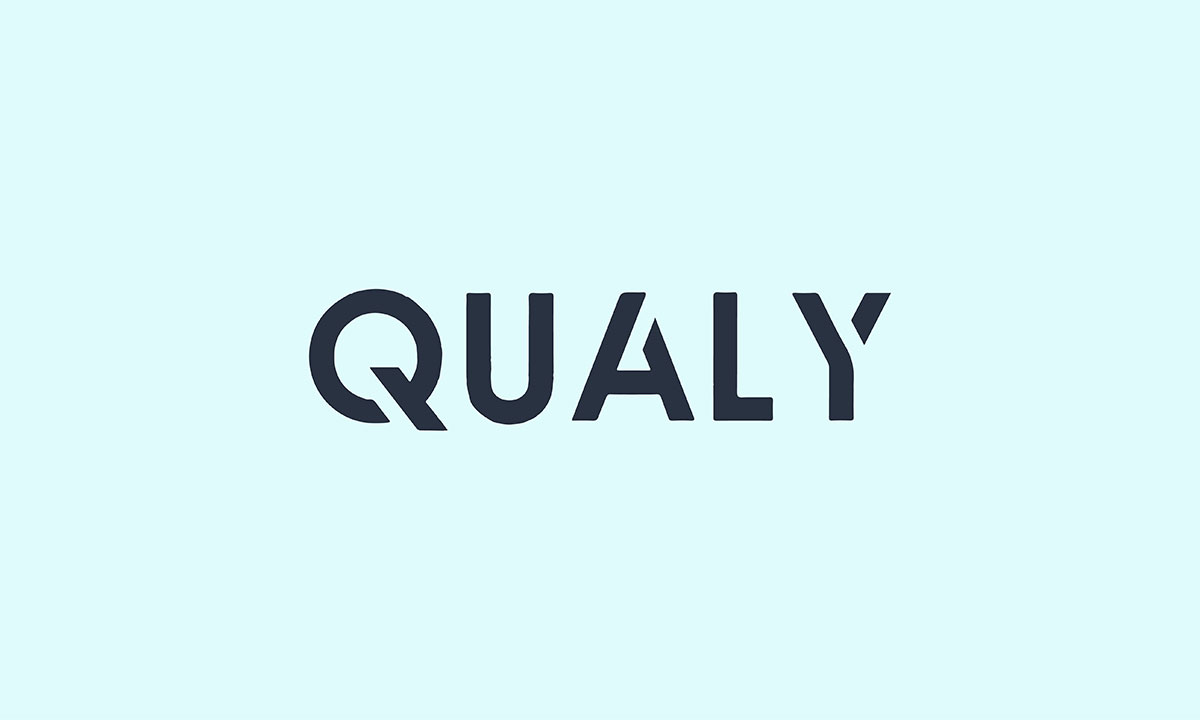 Qualy font for logo design