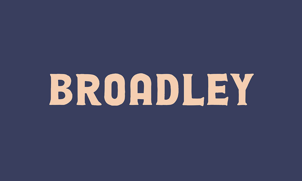Broadley font