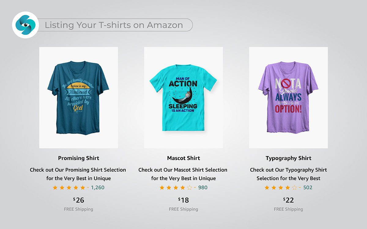 sell t-shirts on Amazon