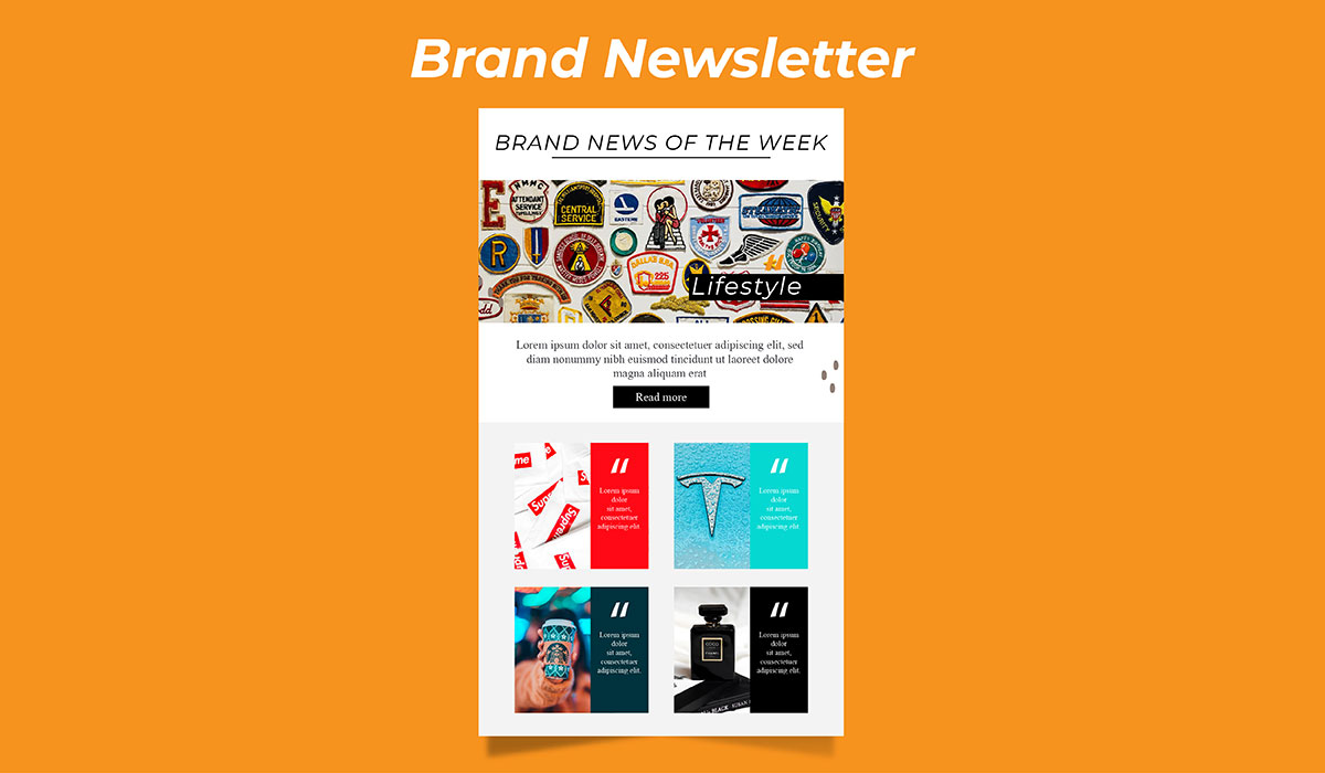 brand newsletter design service