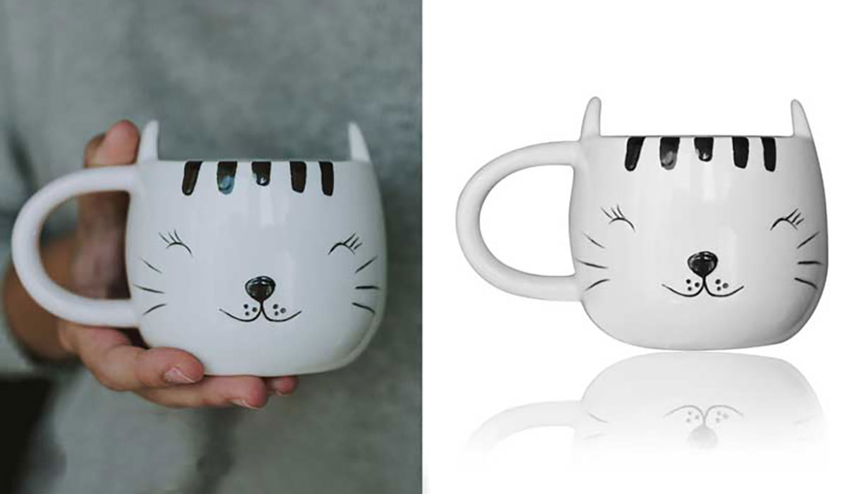 cup product background removal