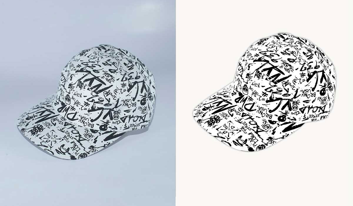 cap photo background removal