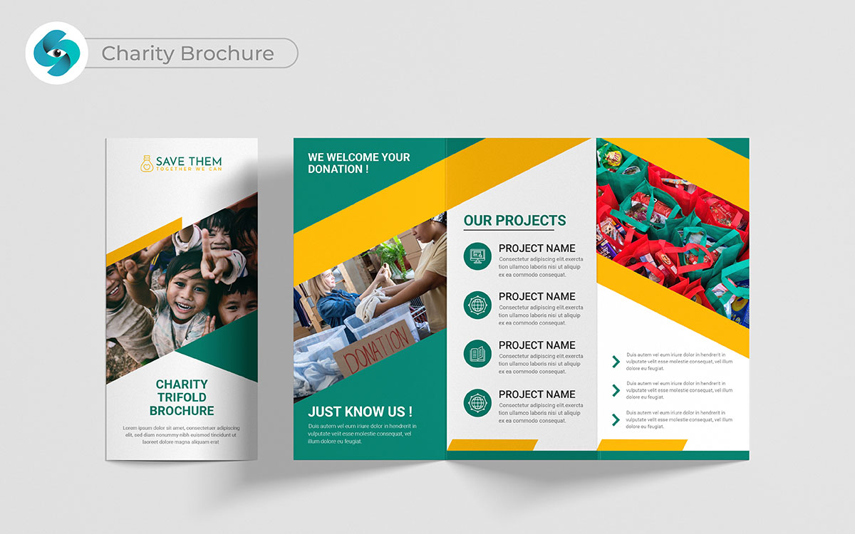 charity brochure design ideas