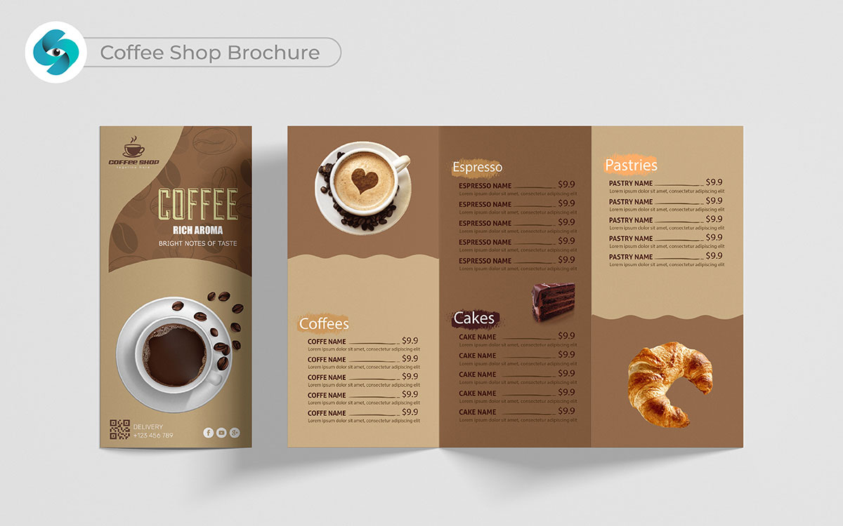 coffee shop brochure design ideas