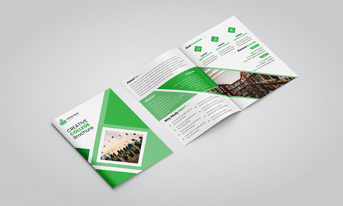 college brochure design