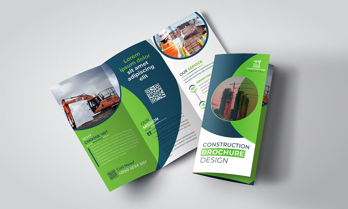 construction brochure design