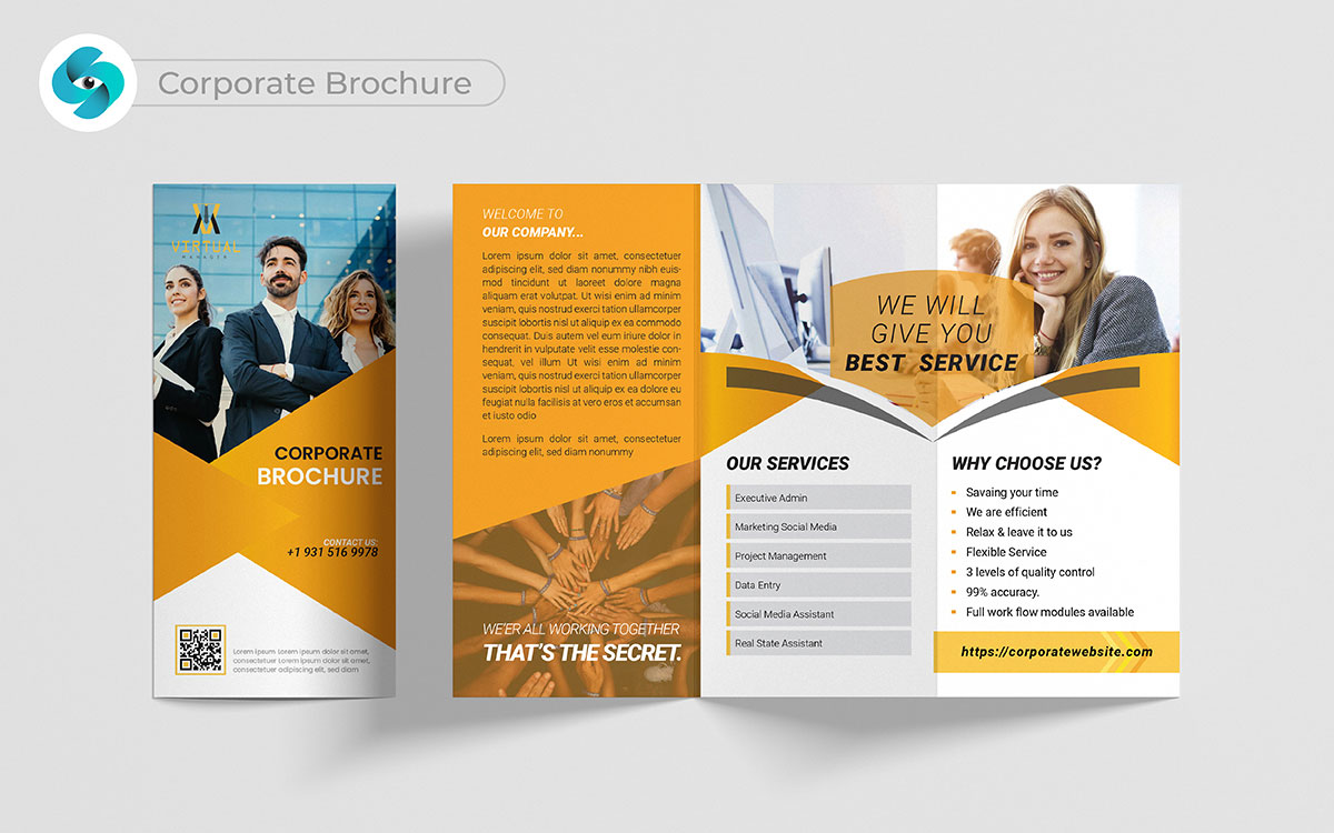 corporate brochure design ideas