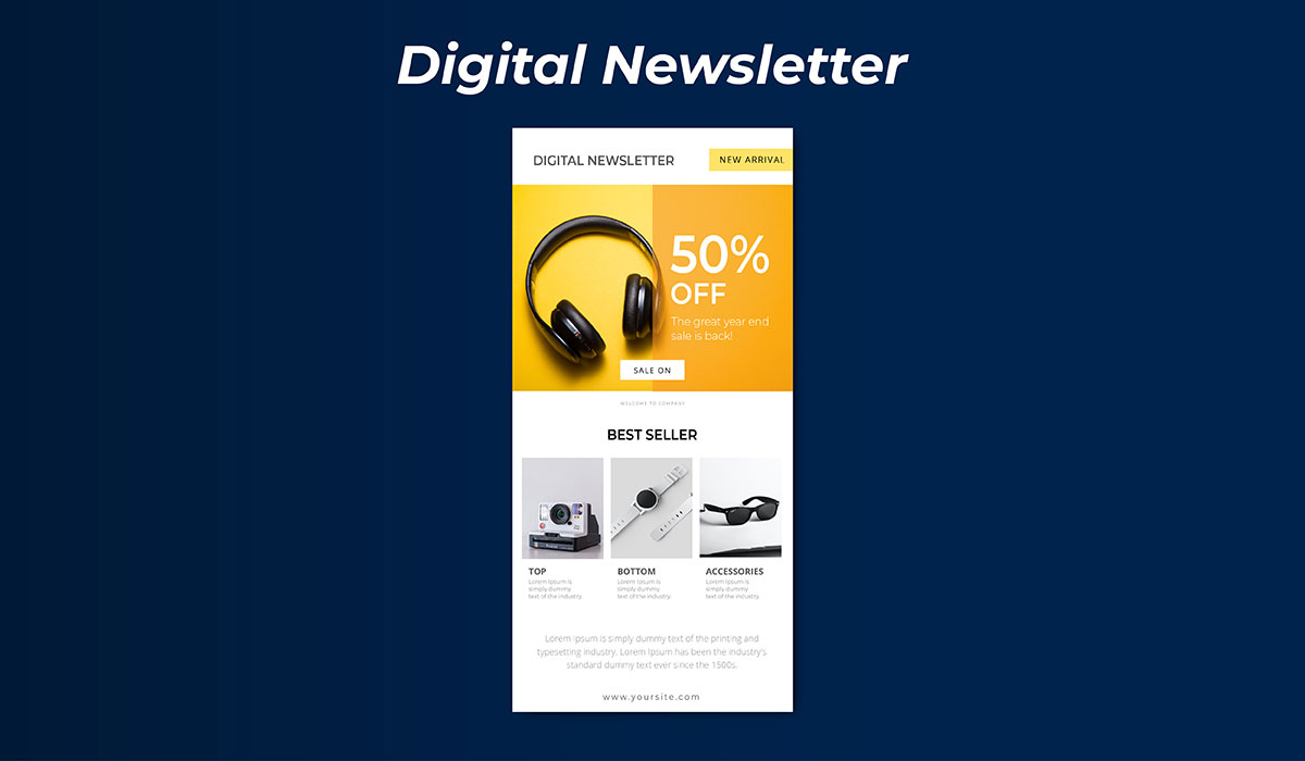 Digital Newsletter Design