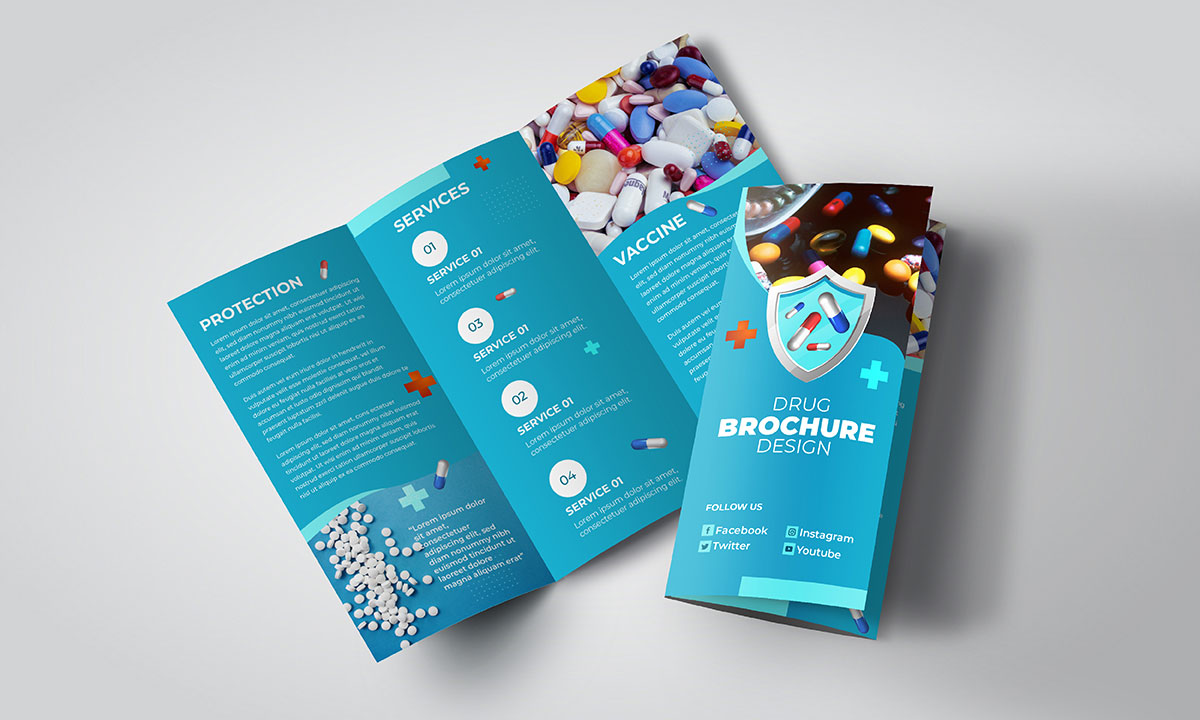drug brochure design