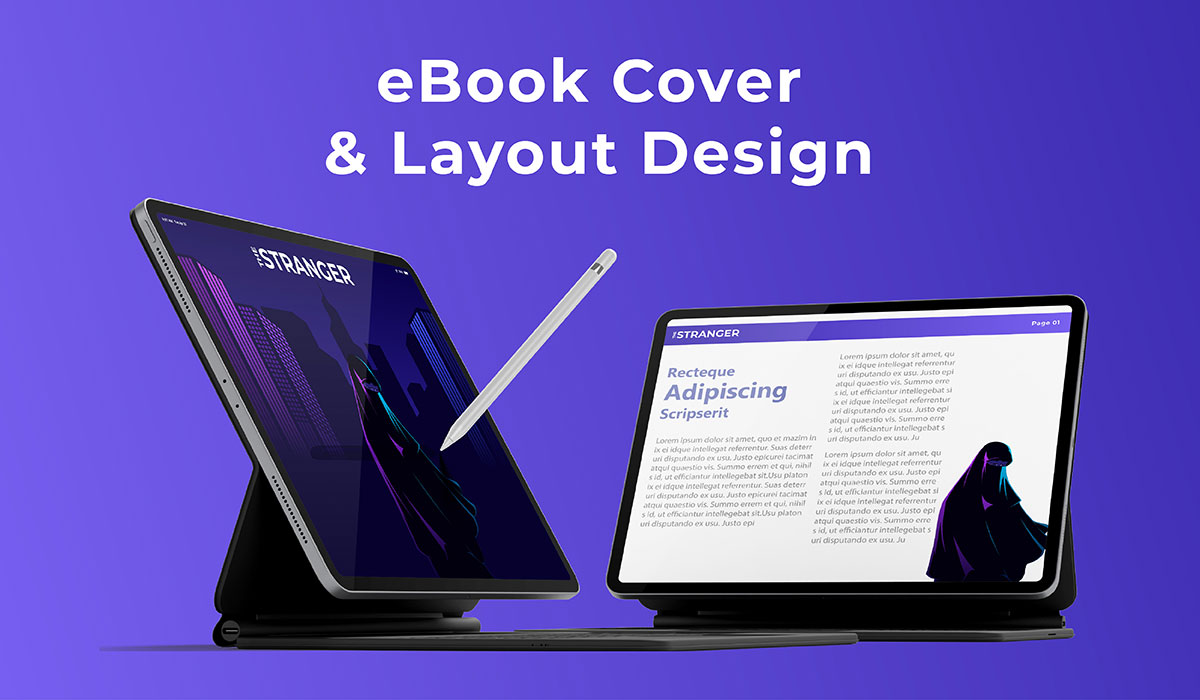 ebook cover and layout design service