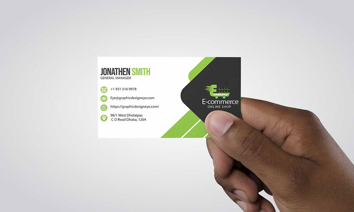 ecommerce business card design