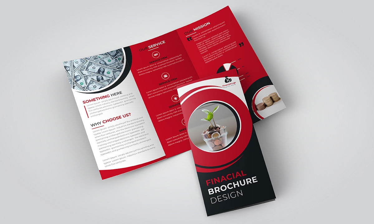 financial brochure design