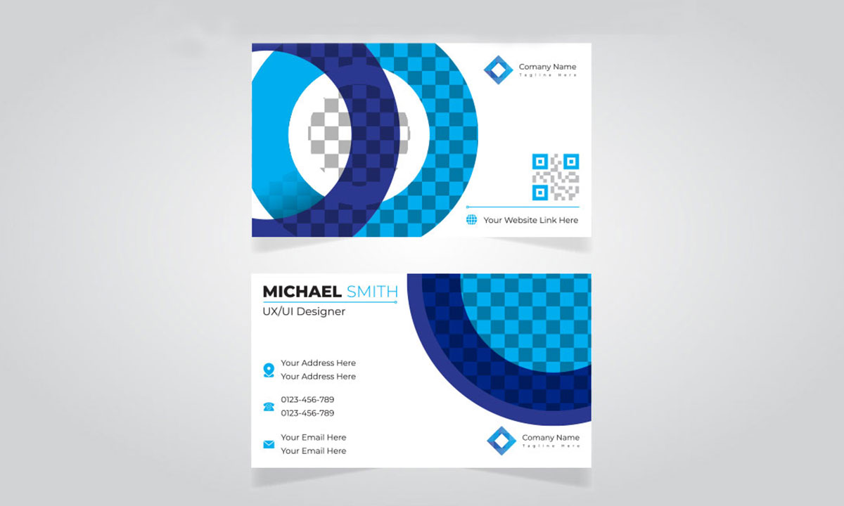 financial business card design