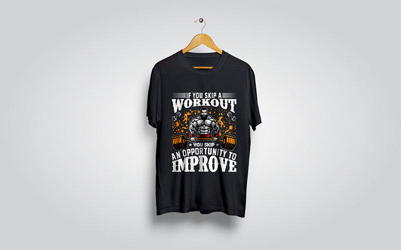 fitness t-shirt design service