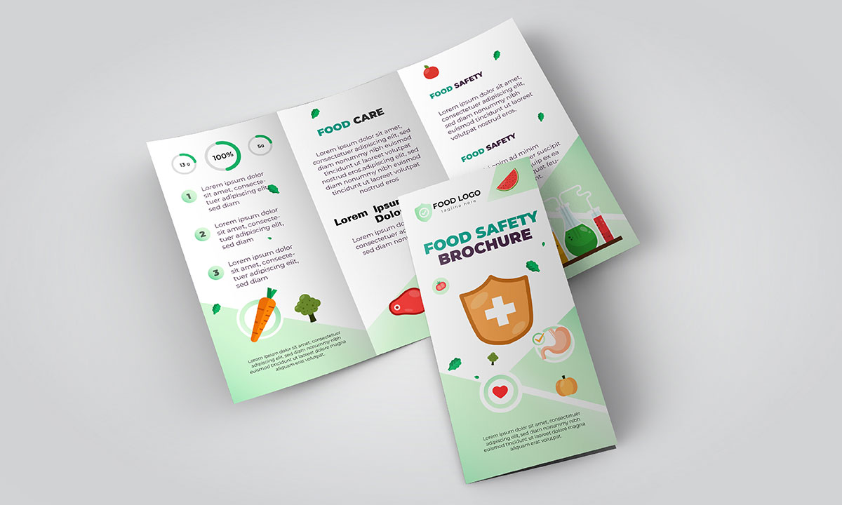 food safety brochure design