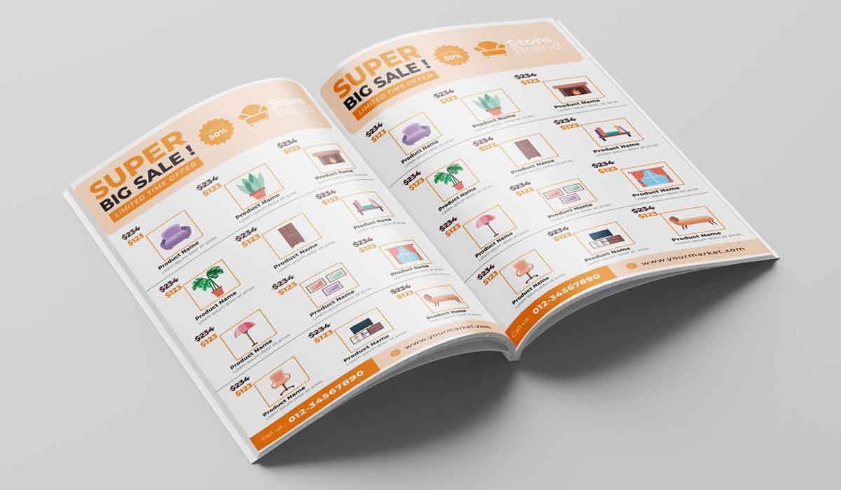 furniture booklet design