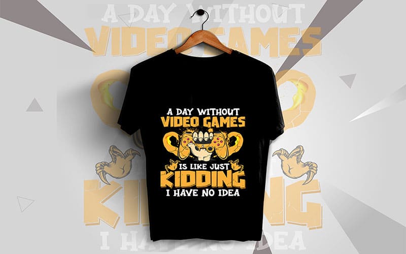 gaming t-shirt design service