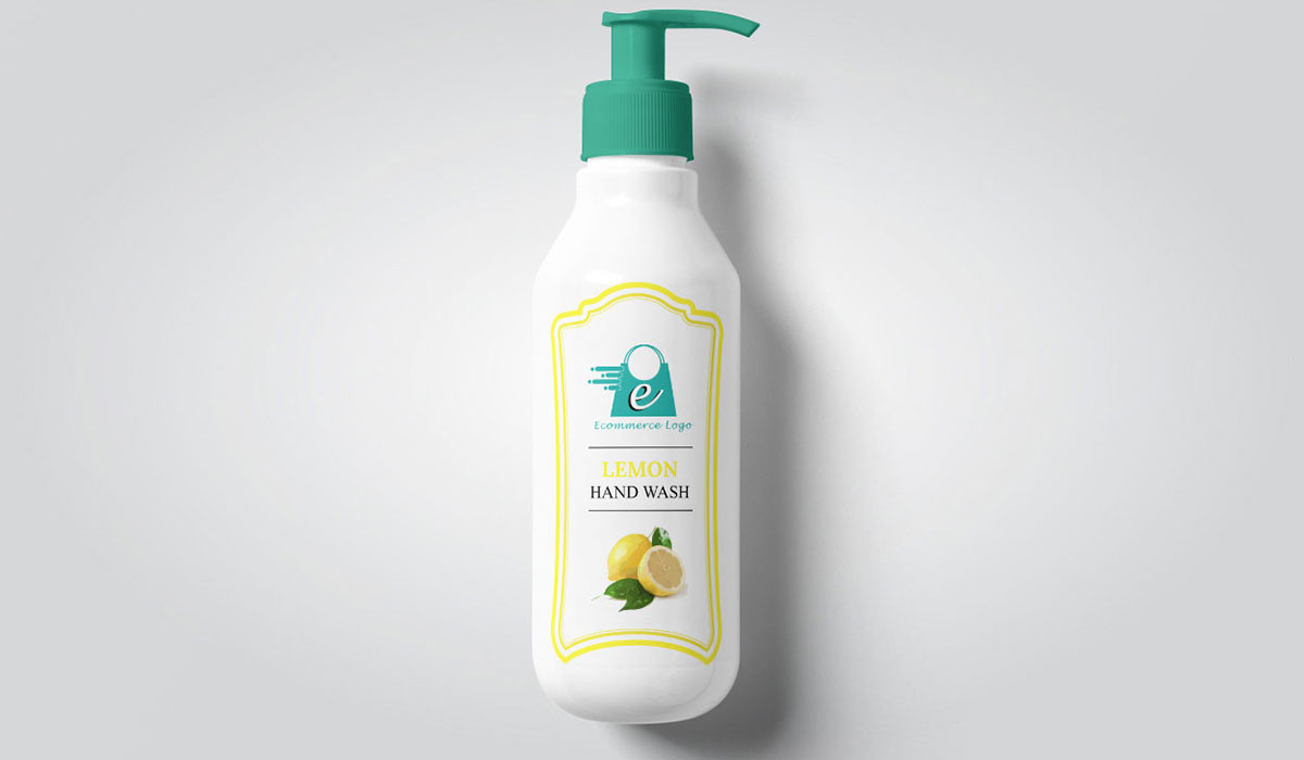 hand wash label design