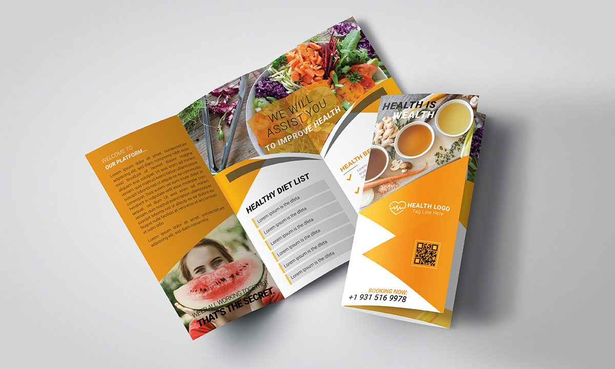 health care brochure design