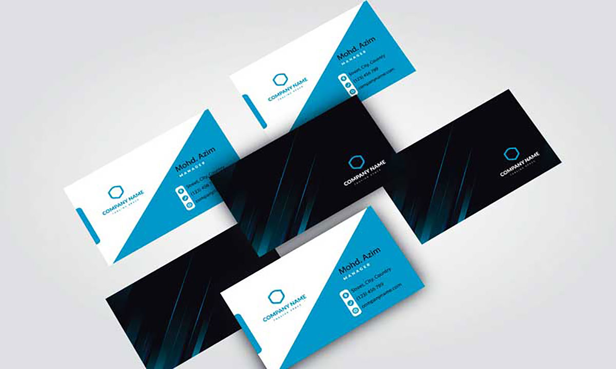 hospitality business card design