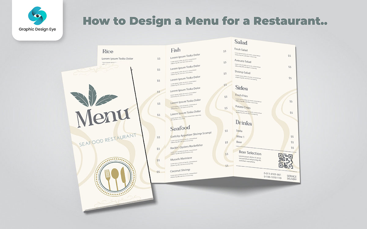 how to design a menu for a restaurant