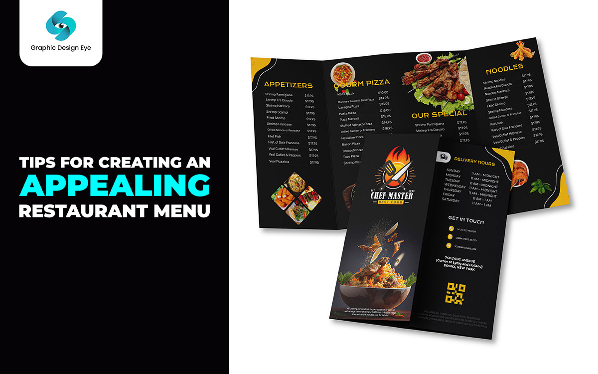 how to design menu for restaurant