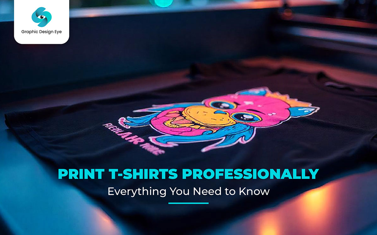 how to print t shirts professionally