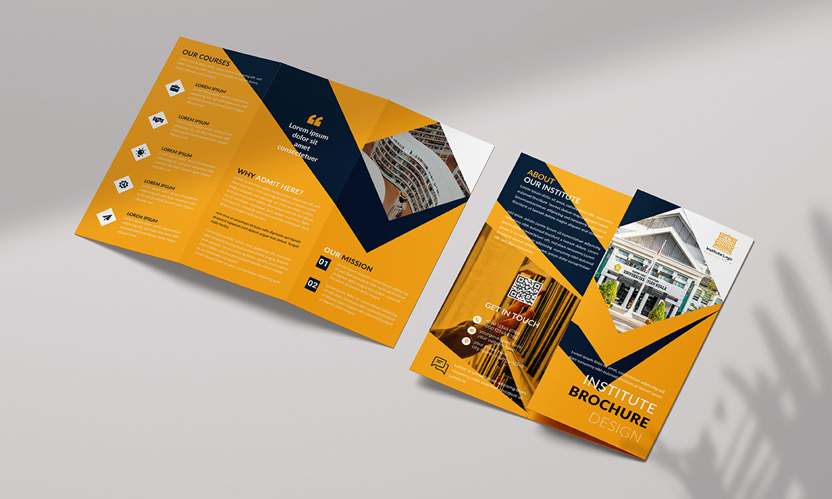 institute brochure design
