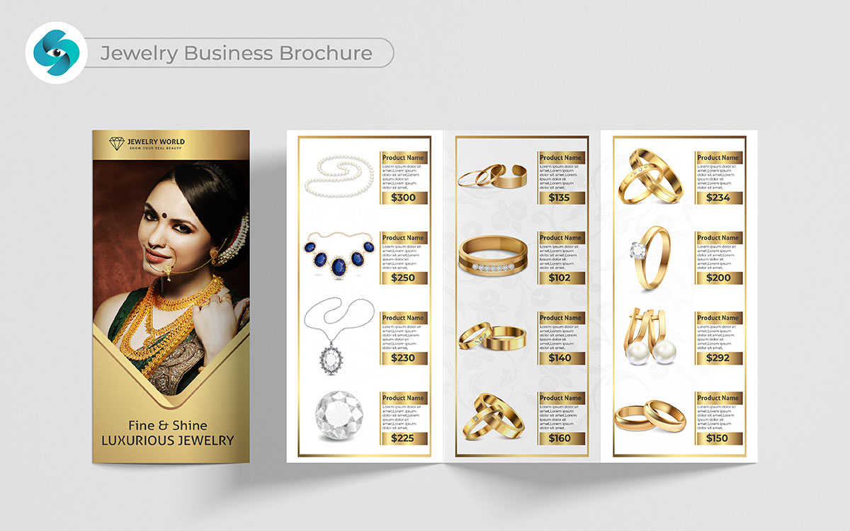 jewelry brochure design ideas