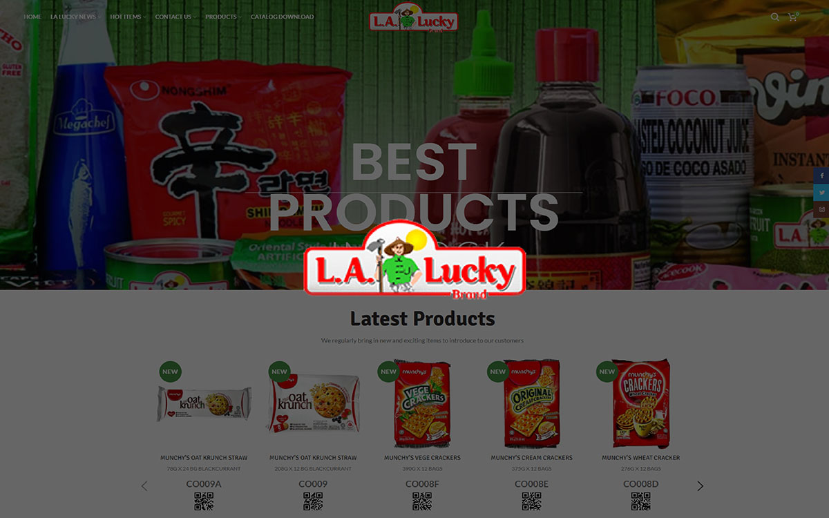 la lucky website